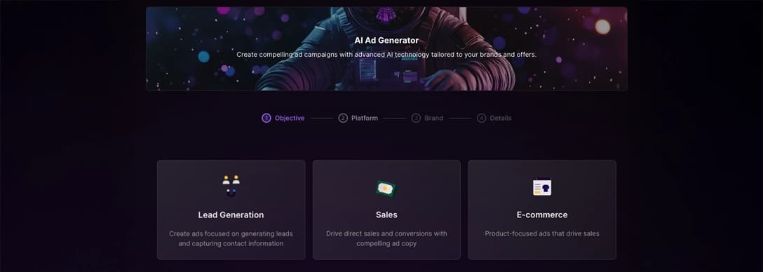 Ads Generator Interface - AI-powered Meta ads creation